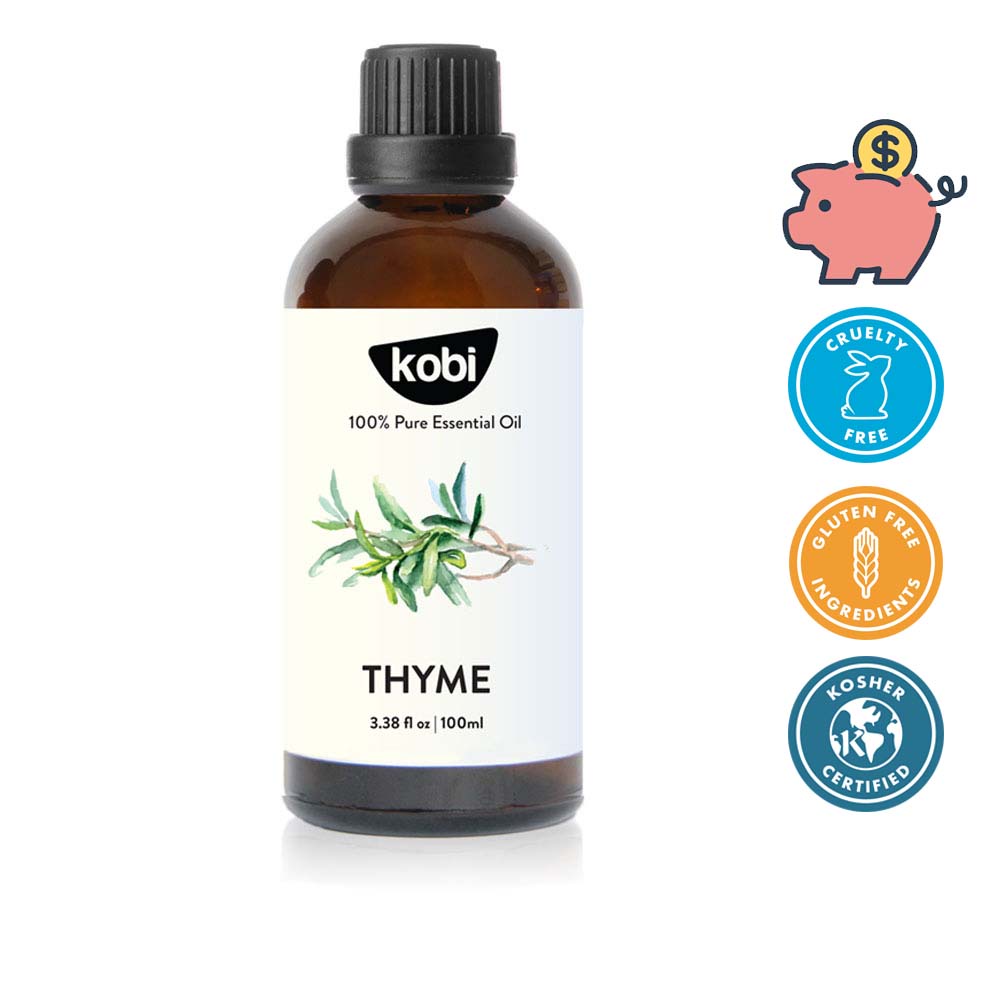 Tinh dầu Xạ Hương Kobi Thyme essential oil làm nguyên liệu sản xuất mỹ phẩm, dược phẩm - 100ml