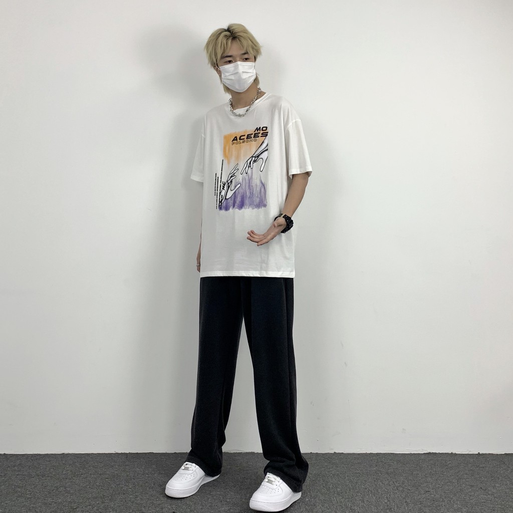 Áo thun tay lỡ form rộng unisex Neko.sg ATL222