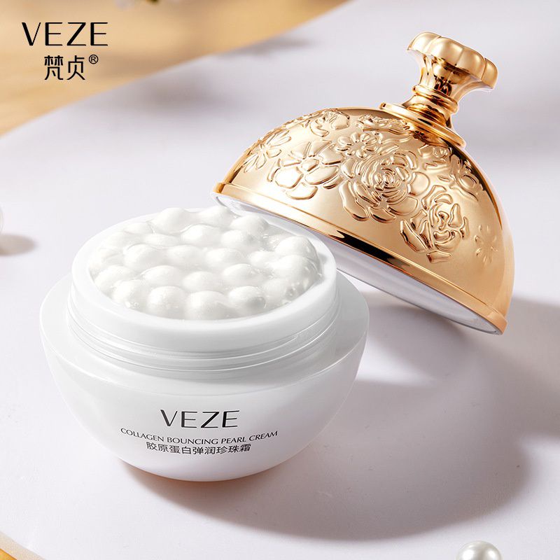 Kem ngọc trai Collagen Bouncing Căng Bóng Và Trắng Da Veze