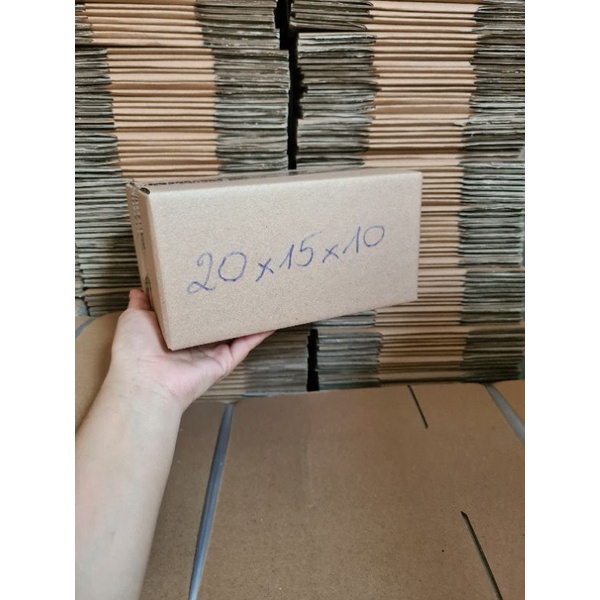 [TOP GIÁ RẺ] [20x15x10] Thùng Hộp Carton Đóng Gói Hàng ,Xưởng Chai Lọ