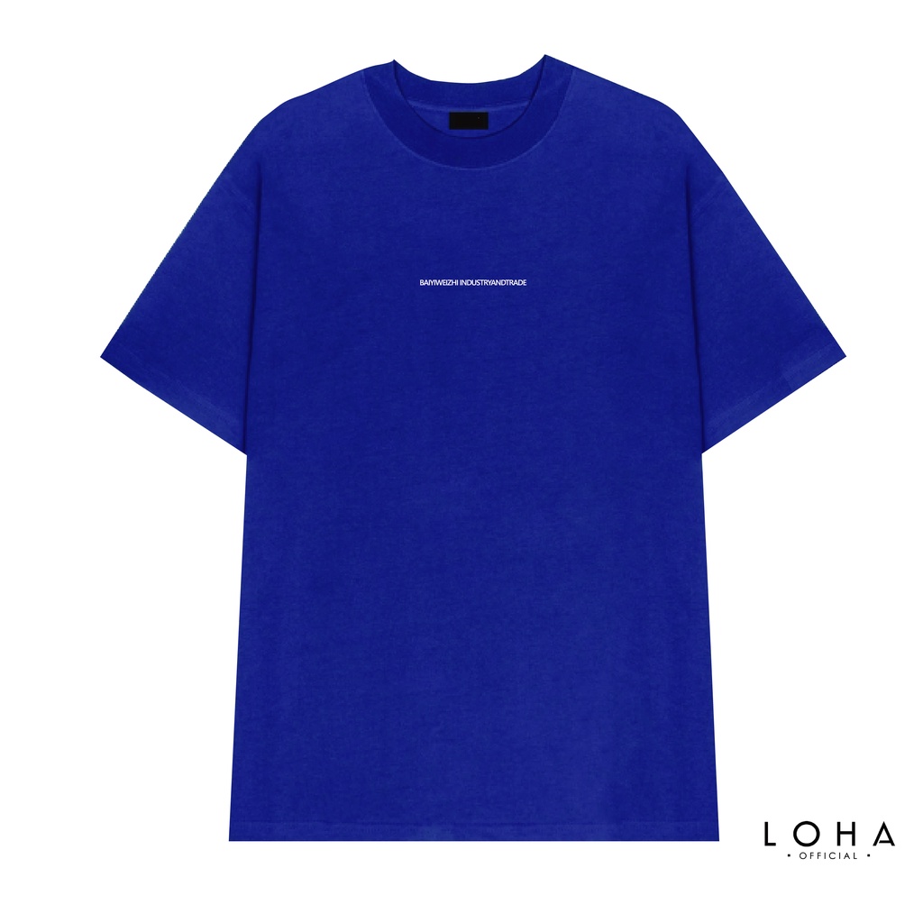 Áo T-shirt Nam Nữ  INDUSTRYANDTRADE Tay Lỡ 100% Cotton Cao Cấp Form Đẹp Mặc Đôi Mặc Cặp LOHA, T-shirt Loha