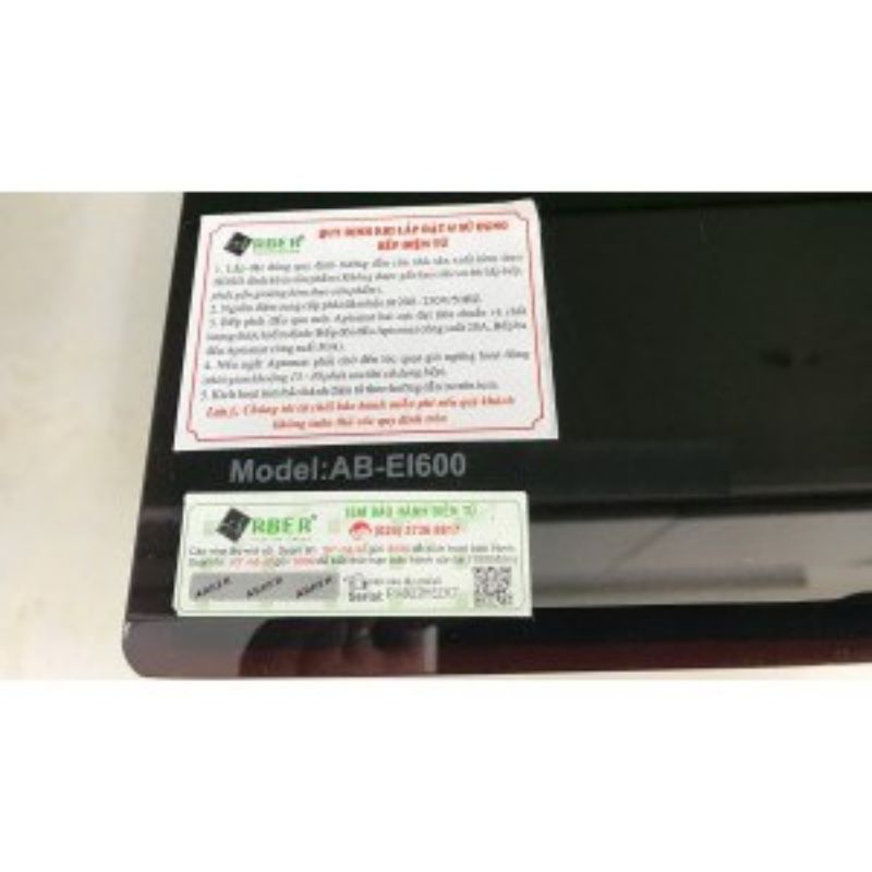 Bếp điện từ đôi Arber ABEI600 hàng cao cấp bảo hành 24 tháng