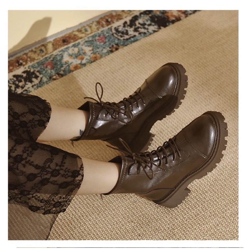 📢 Hàng Cao Cấp 📢 Giày Boot Cổ Cao Da PU Chất Lượng Cao, Dáng Giày Siêu Đẹp, Hot Seller 2021