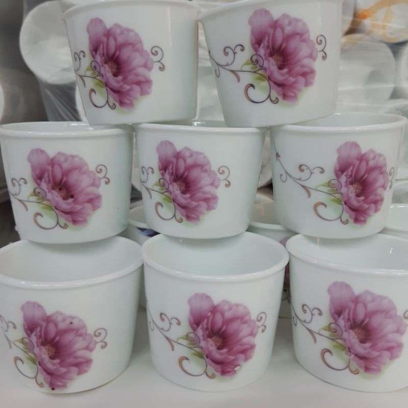 10 Cốc làm caramen. Hàng sứ Bát Tràng. KT 5x6