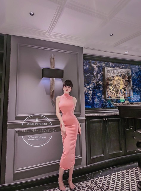 VÁY BODY SÁT NÁCH CỔ LEO MS14201 | BigBuy360 - bigbuy360.vn