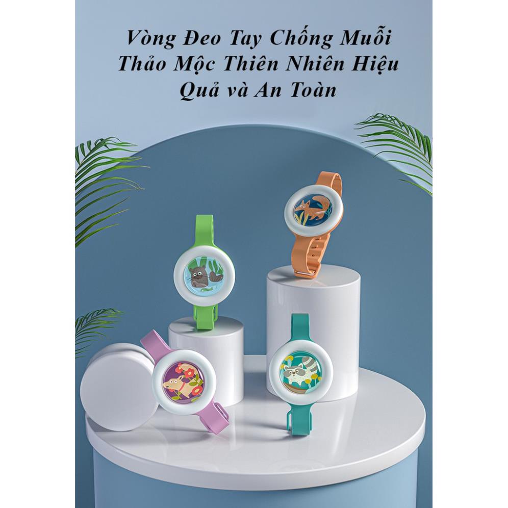 Đồng Hồ Đeo Tay,Kẹp Đuổi Muỗi Tinh Dầu Thiên Nhiên - KUB An Toàn Cho Mẹ Bầu và Trẻ Sơ Sinh
