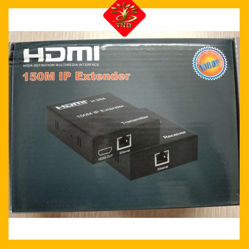 Bộ Kéo Dài HDMI Qua Cáp Mạng Lan 150m - SẴN HÀNG