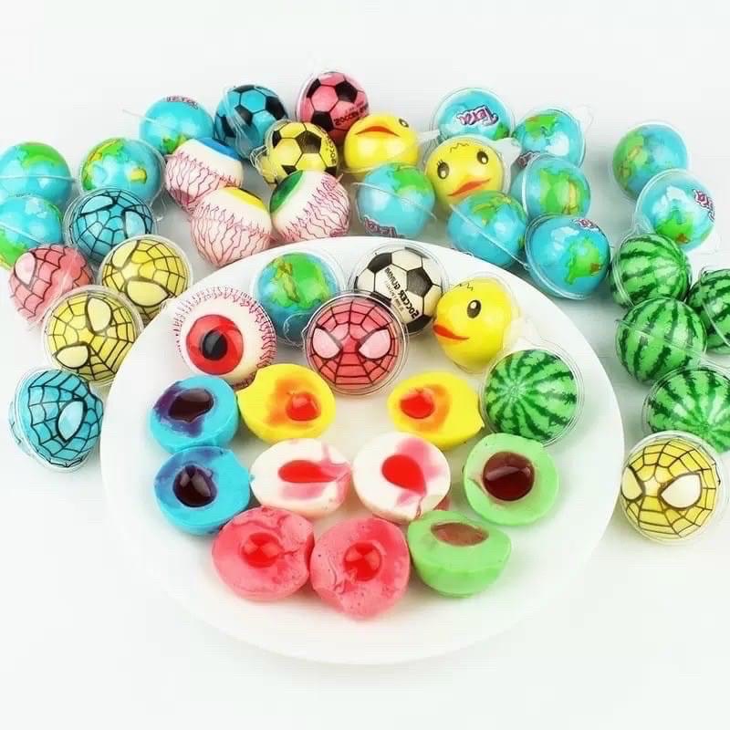 LẺ KẸO DẺO CON MẮT/VỊT/DƯA HẤU/TRÁI ĐẤT/ĐÀO/BANH/NHỆN  có nhân hot tiktok 🍬 | BigBuy360 - bigbuy360.vn