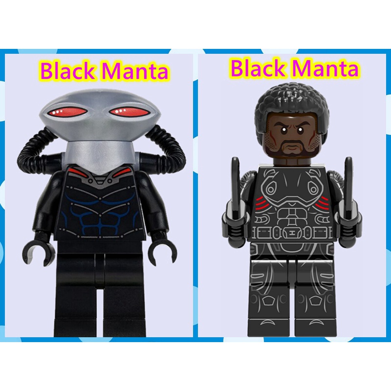 Mô Hình Đồ Chơi Lắp Ráp Nhân Vật black manta dc mini