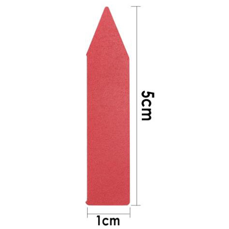 Bộ 100 Thẻ Tên Nhựa Nhiều Màu Kích Thước 5X1Cm