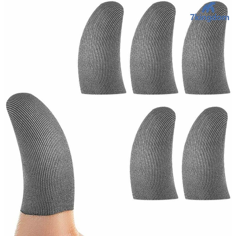 2/6/10PCS Ngón Tay Tay Áo Điện Thoại Di Động Màn Hình Cảm Ứng Trò Chơi Sweatproof Găng Tay Điều Khiển Điện Thoại Chơi Game Đối Với PUBG COD call of Duty-7 Vương Quốc Anh
