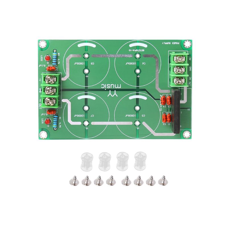 Dual Power Rectifier Filter Power Supply Module Empty Circuit Board For TDA8920 LM3886 TDA7293 Amplifier