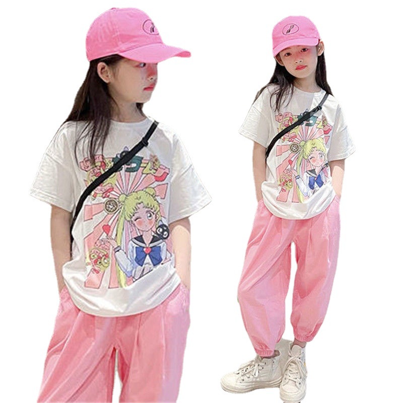 Đồ bộ thủy thủ mặt trăng bé gái 3 - 12 tuổi☑️ Quần áo size đại bé gái mập 25kg 30kg 35kg 40kg