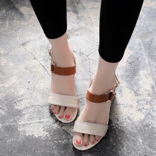 Giày sandal cao gót 5 phân phối 2 màu