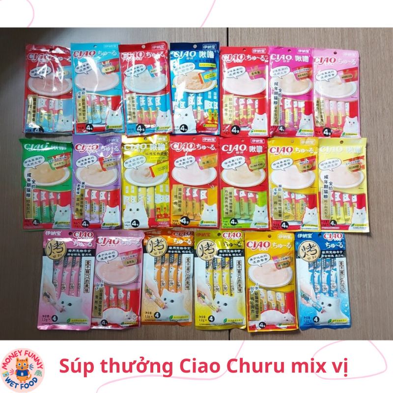 Súp thưởng Ciao Churu cho mèo (note vị cho shop khi đặt hàng)