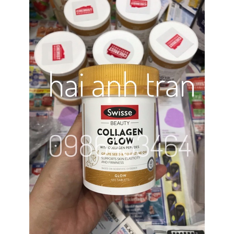 Viên uống Collagen Glow 60v swisse | BigBuy360 - bigbuy360.vn
