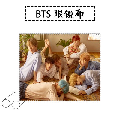 khăn lau kính BTS