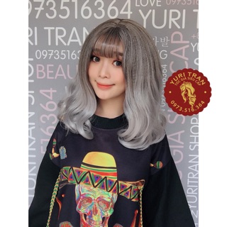 Tóc bộ Siêu cấp YuriTran (bộ ombre xám khói)