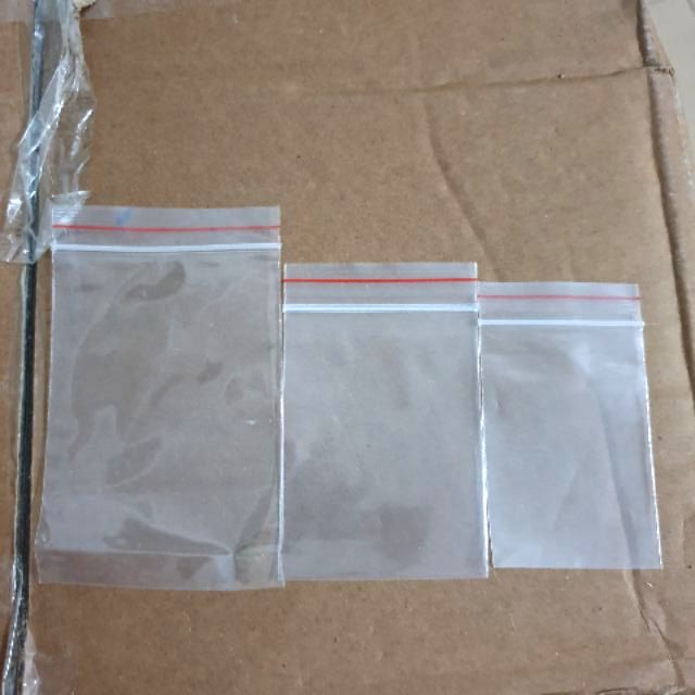100g túi zip viền đỏ  từ bé  đến to
