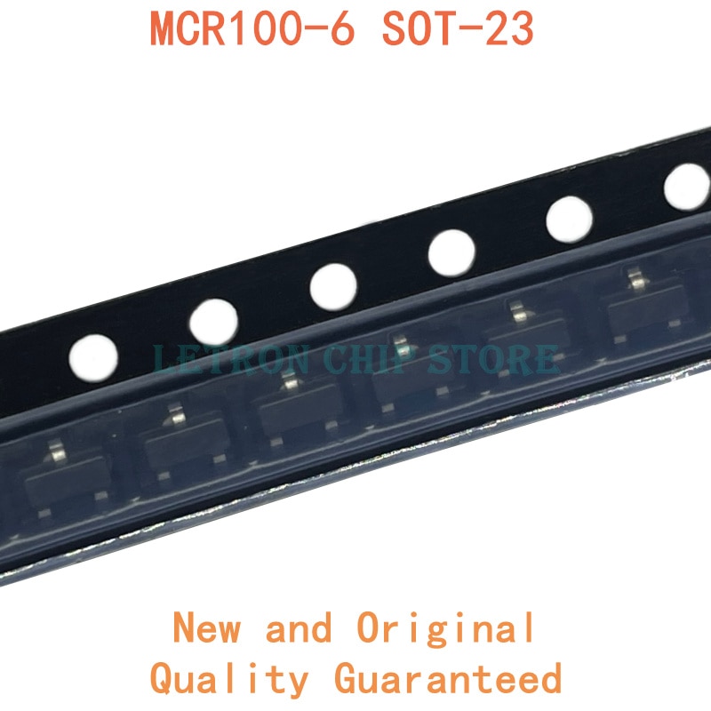 NOVO Bộ 100 Linh Kiện Điện Tử Ic Mcr100-6 Sot-23 Mcr16 100-6 Sot23 Smd