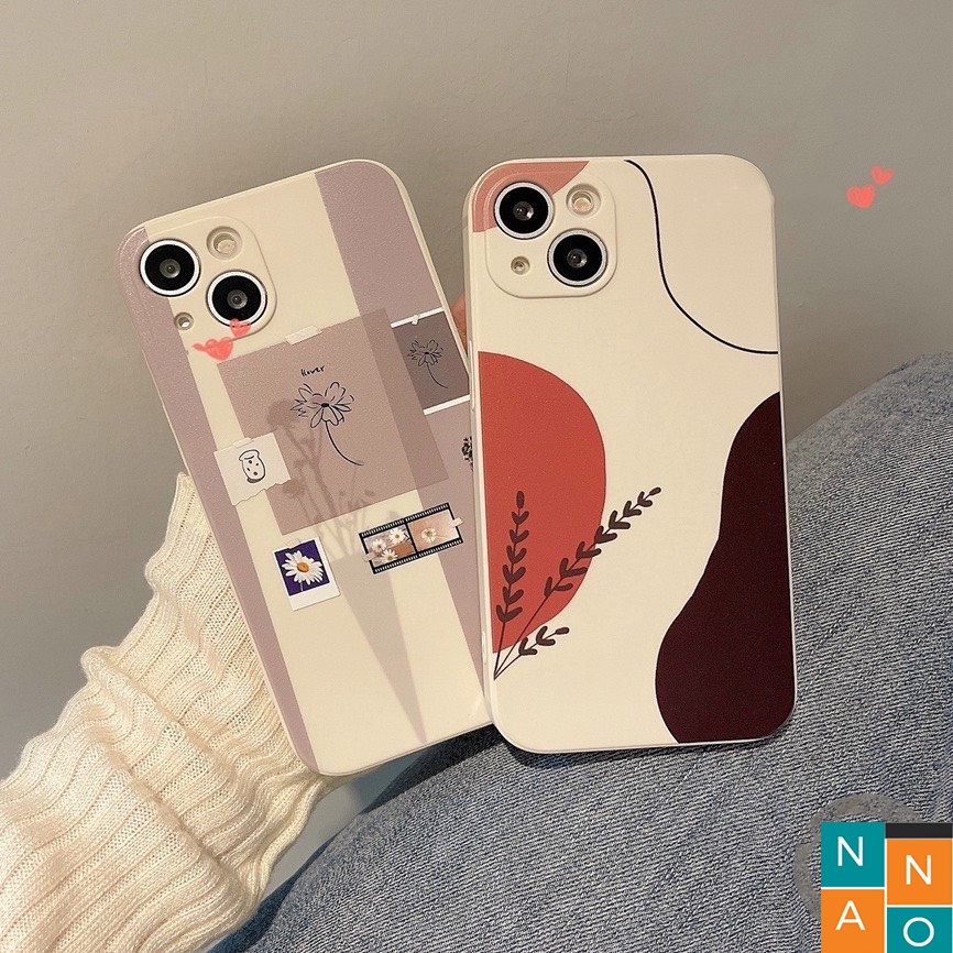 Ốp Lưng Iphone Cạnh Vuông, Bảo Vệ Camera Dễ Thương ip 7Plus,8Plus,x,xs,xsmax,11,11promax,12,12promax,13,13promax