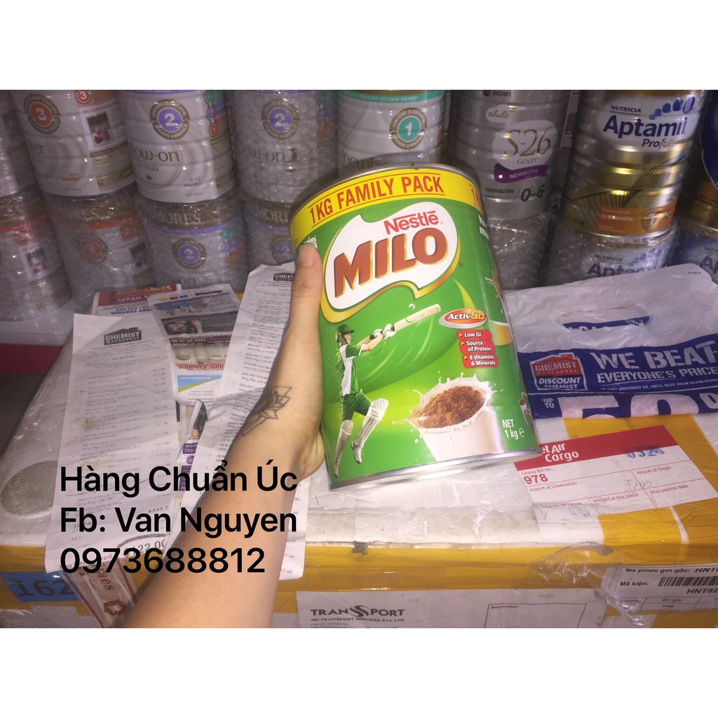 sữa milo Úc