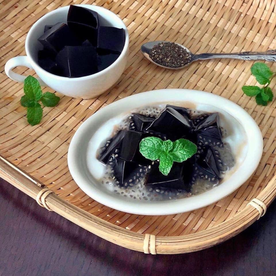 Sương sáo đen / hạt chia VinaThạch gói 50g