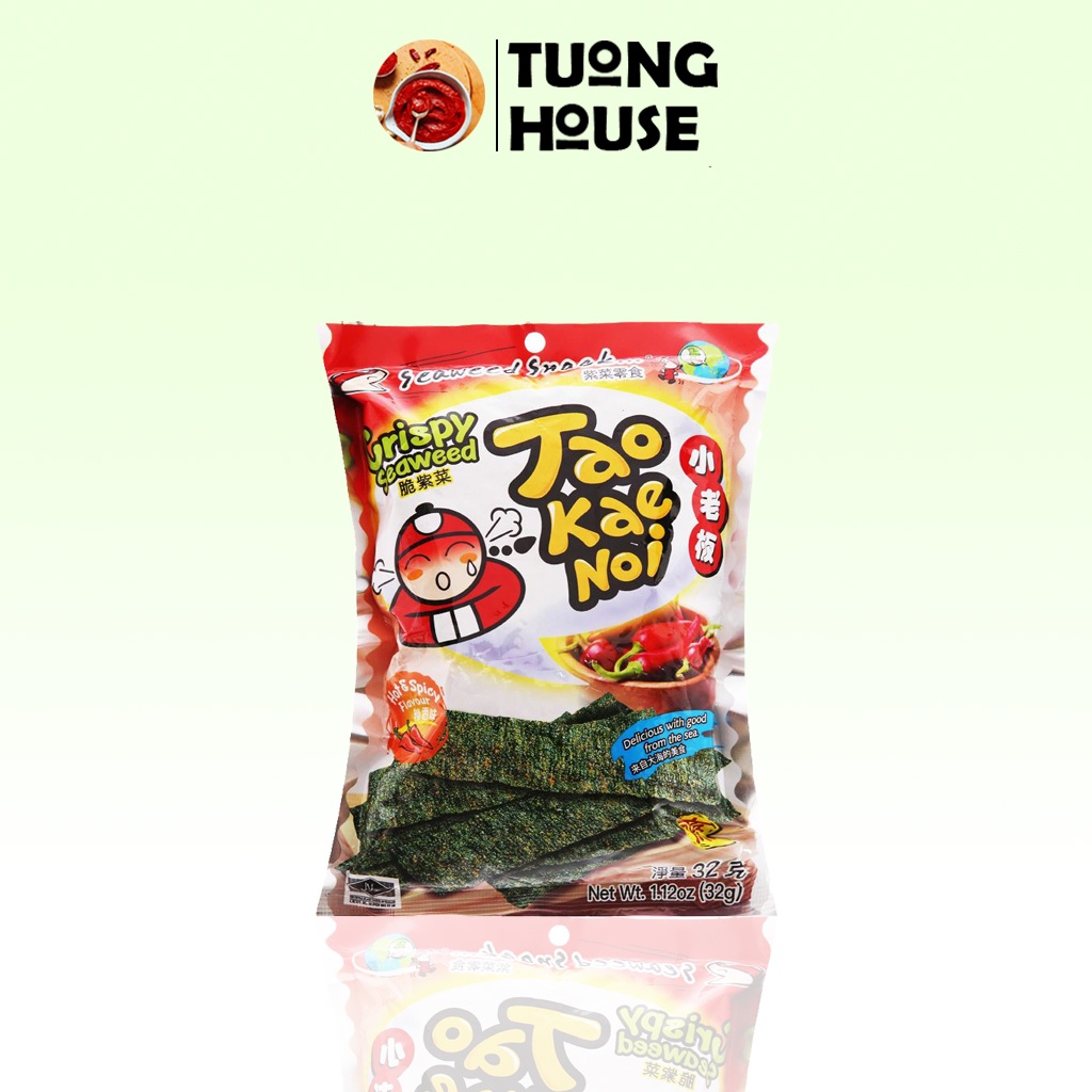 SNACK RONG BIỂN TAO KAE NOI - CRISPY SEAWEED VỊ CAY 32 GRAM