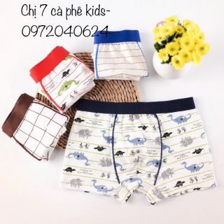 combo 10 quần lót bé trai- quần sịp dạng đùi cao cấp- đủ size - hàng loại 1