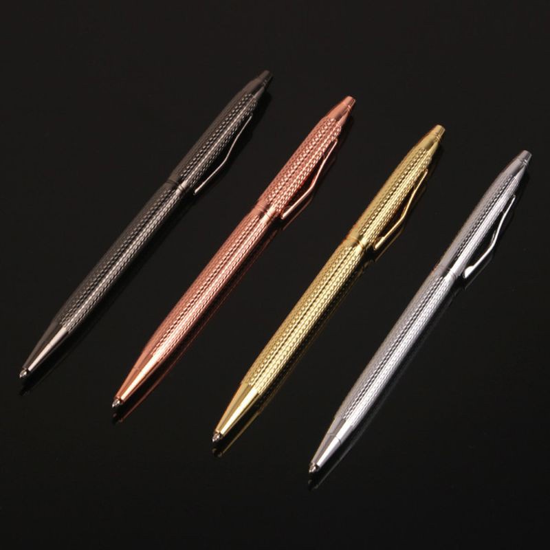 Bút Bi Mực Đen Bằng Kim Loại Sang Trọng Cho Văn Phòng