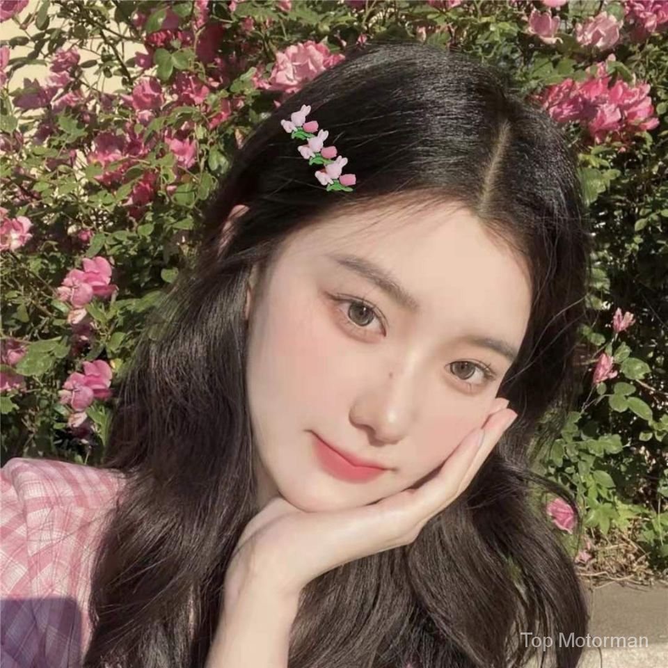 Kẹp Tóc Hình Thỏ Hoa tulip Dễ Thương Cho Bé Gái