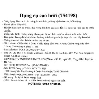 Cạo lưỡi Okamura (5 cây)