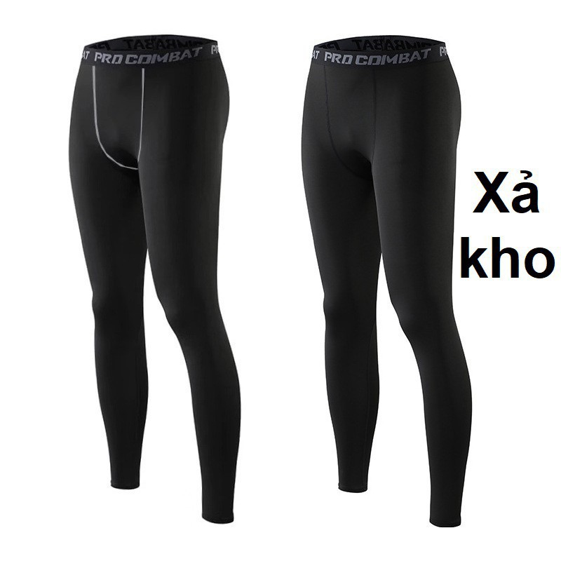 Quần Legging Nam Ngắn Giữ Nhiệt Mùa Đông Phù Hợp Phối Đồ Tập Gym, Đá Bóng Giữ Ấm Cho Cơ Thể ་