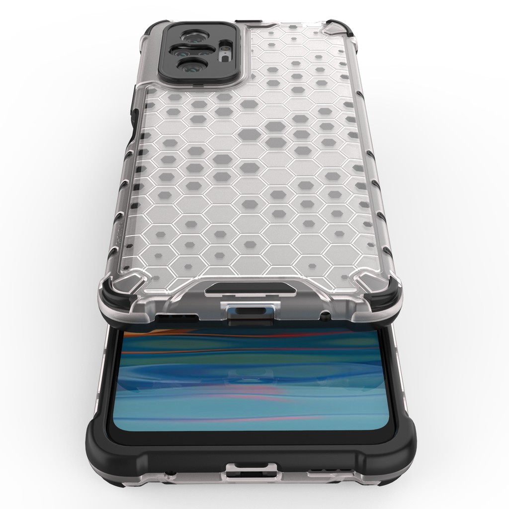 Ốp lưng Redmi Note 10 Pro / Note 11 Pro DGW chống sốc vân tổ ONG cao cấp kiểu dáng UAG siêu bền