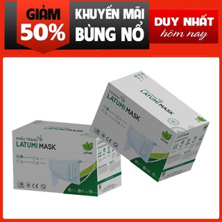 Khẩu Trang Y Tế 4 Lớp Kháng Khuẩn Cao Cấp Hộp 50 Có Logo, Tem Sản Xuất Đạt Tiêu Chuẩn Y Tế, Chứng Nhận ISO13485, CE
