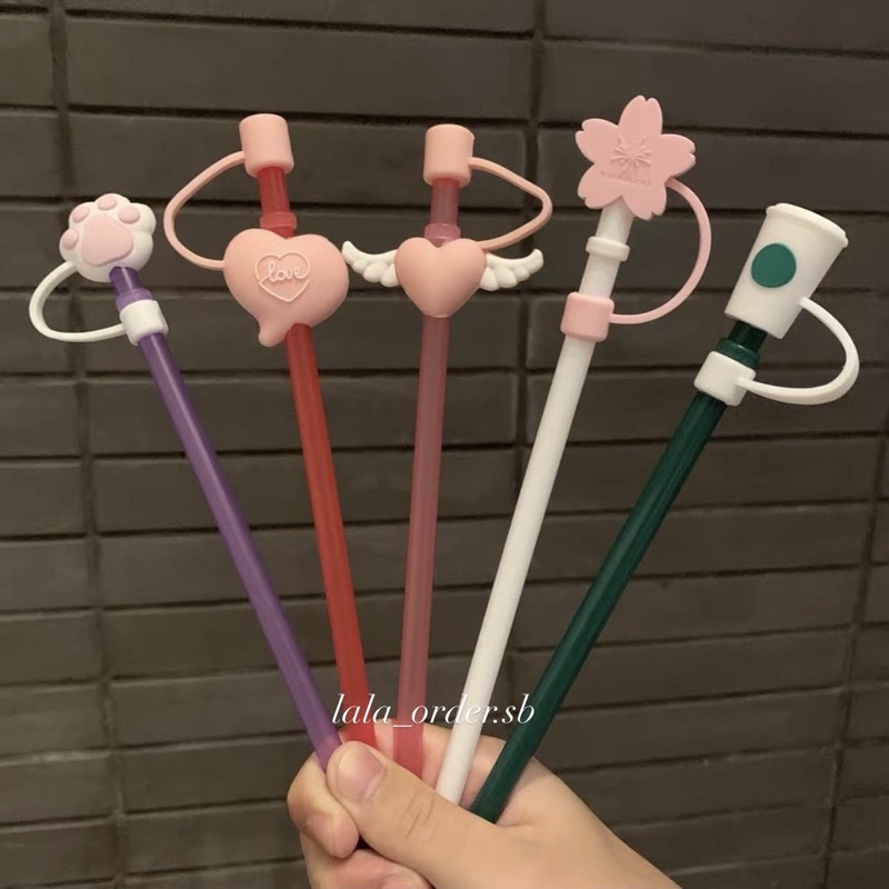 Nút đậy ống hút & ống hút 🌸