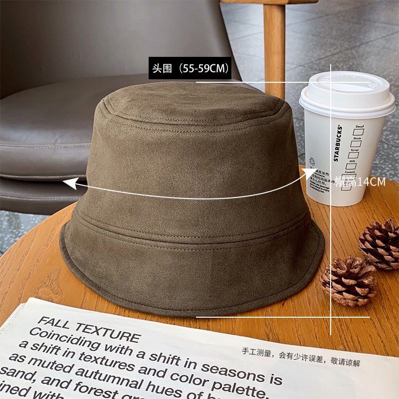 Nón Tai Bèo Da Lộn Màu Trơn Phong Cách Hàn Quốc Dễ Phối Đồ