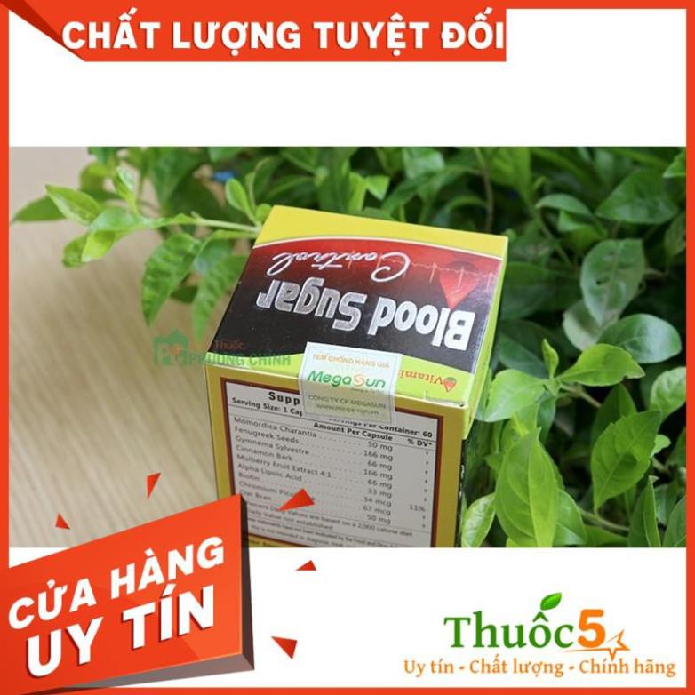 Blood Sugar Control viên uống ổn định đường huyết trong máu hộp 60 viên