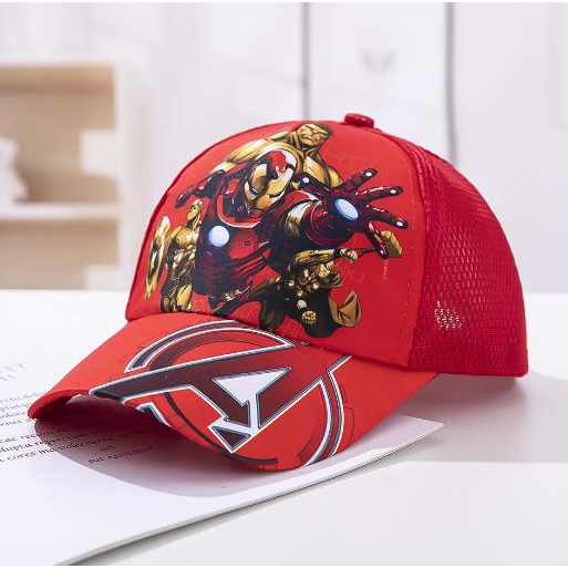 Mũ Lưỡi Trai In Họa Tiết Hoạt Hình Siêu Anh Hùng Cho Bé