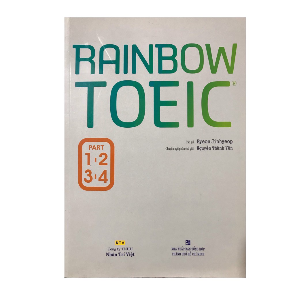 Sách - RAINBOW TOEIC Part 1,2,3,4