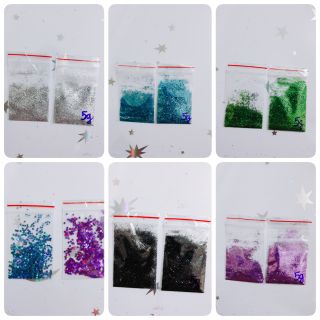 Kim tuyến màu (1 bịch nhỏ 1gam & bịch 5gam)