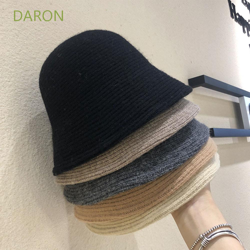 Nón len dày dặn giữ ấm phong cách Hàn Quốc thời trang mùa thu cho nữ