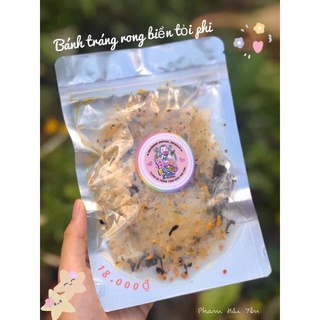 Bánh tráng rong biển tỏi phi BOOFOOD