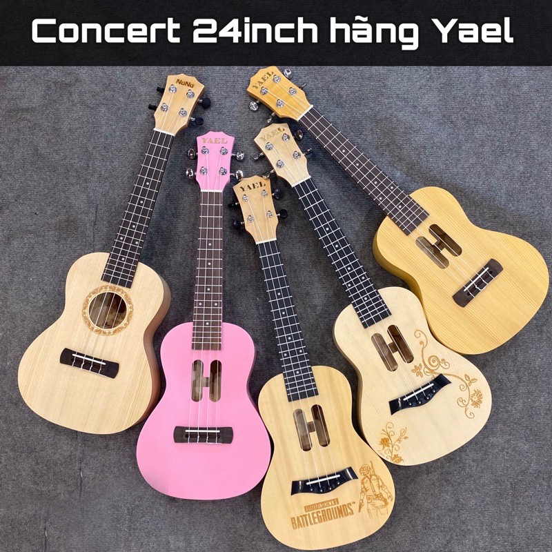 (Hot Sale) Ukulele Concert Yael - tặng đủ phụ kiện