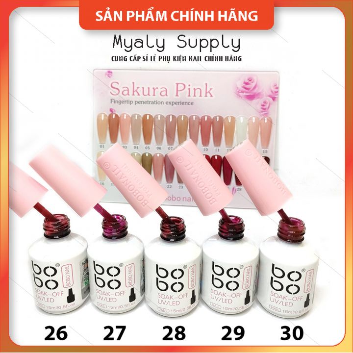 Sơn Gel Thạch Lẻ Chai Bobo 30 Màu 35 Đến 64