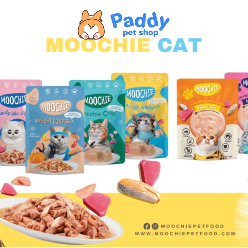 Pate Moochie CAT Thơm Ngon Cho Mèo (Thái Lan)