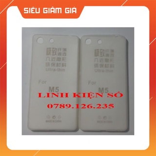 Ốp lưng sony m5 trong suốt
