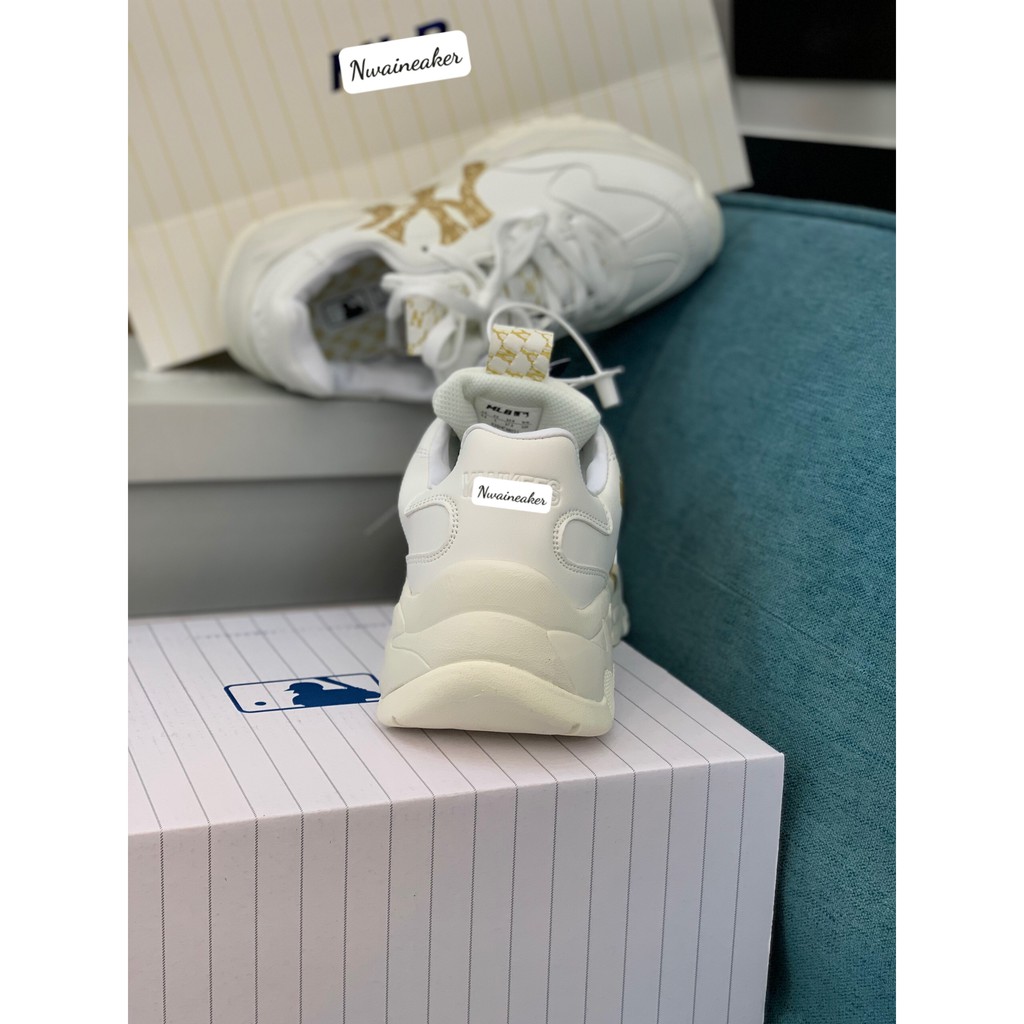 (Full Box) Giày Mờ.LBê NY Vàng Chạy Chữ