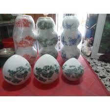 Bộ Bát Giác  gồm 3 Cóng Sứ Cho Chào Mào Siêu Đẹp Cao Cấp - Cóng sứ Chào Mào