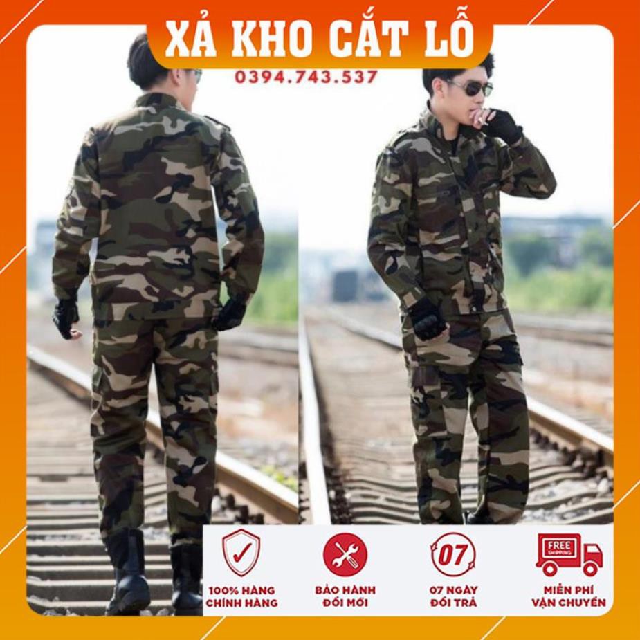 Bộ Quần Áo Kaki Túi Hộp Kiểu Lính US ARMY